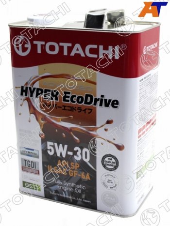 4 099 р. Масло моторное cинтетическое TOTACHI HYPER Ecodrive 5W-30 SPGF-6A 4л TOTACHI E0304  с доставкой в г. Пермь. Увеличить фотографию 1