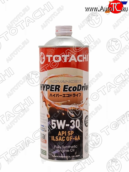 1 299 р. Масло моторное cинтетическое TOTACHI HYPER Ecodrive 5W-30 SPGF-6A 1 л TOTACHI E0301  с доставкой в г. Пермь