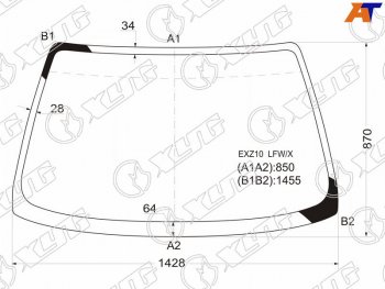 Стекло лобовое Toyota Raum 97-03 XYG EXZ10 LFW/X