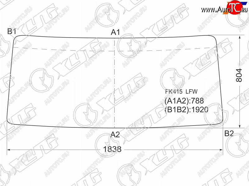 9 999 р. Стекло лобовое FAW CA1083 05-19  Mitsubishi Fuso Fighter 85-92 XYG FK415 LFW  с доставкой в г. Пермь