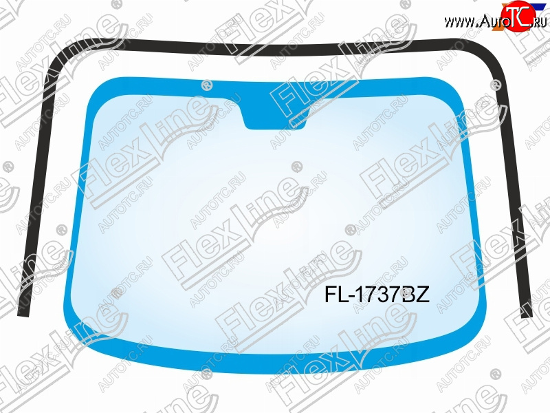 2 599 р. Молдинг лобового стекла (П-образный) FLEXLINE Chevrolet Captiva  дорестайлинг (2006-2011)  с доставкой в г. Пермь