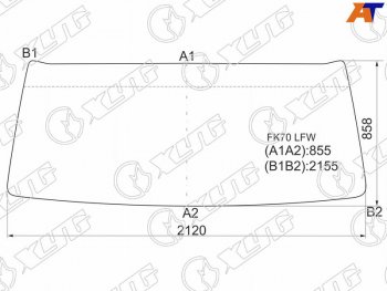 Стекло лобовое Mitsubishi Fuso Fighter 92-99 XYG FK70 LFW