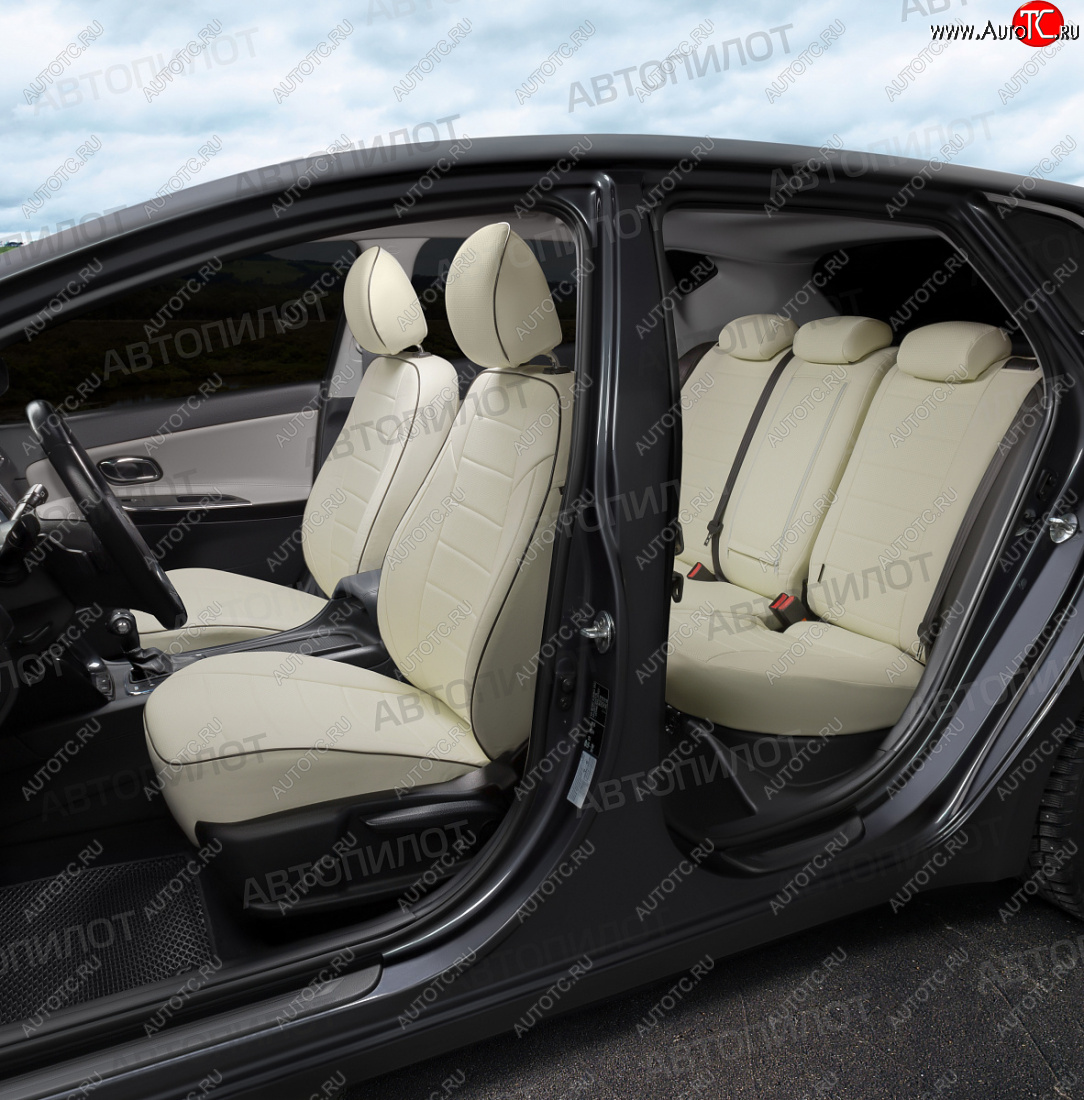 13 849 р. Чехлы сидений (экокожа, 40/60) Автопилот  Audi A6  C6 (2004-2010) дорестайлинг, седан, дорестайлинг, универсал, рестайлинг, седан, рестайлинг, универсал (белый)  с доставкой в г. Пермь
