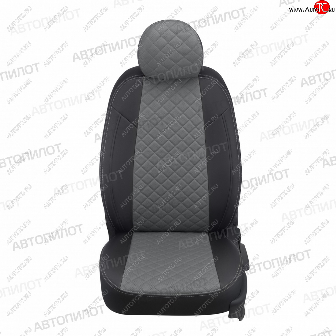 14 449 р. Чехлы сидений (экокожа, 40/60, спорт-сиденья) Автопилот Ромб  BMW 3 серия  E90 (2004-2012) седан дорестайлинг, седан рестайлинг (черный/серый)  с доставкой в г. Пермь