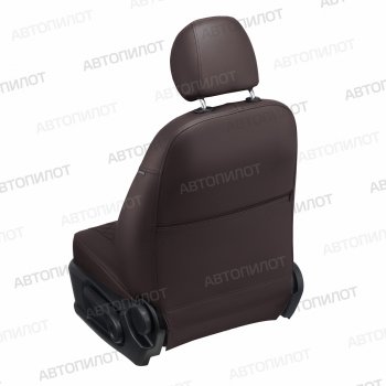 14 249 р. Чехлы сидений (экокожа) Автопилот Ромб  Chery Bonus  (A13) (2011-2016) лифтбэк (шоколад)  с доставкой в г. Пермь. Увеличить фотографию 4