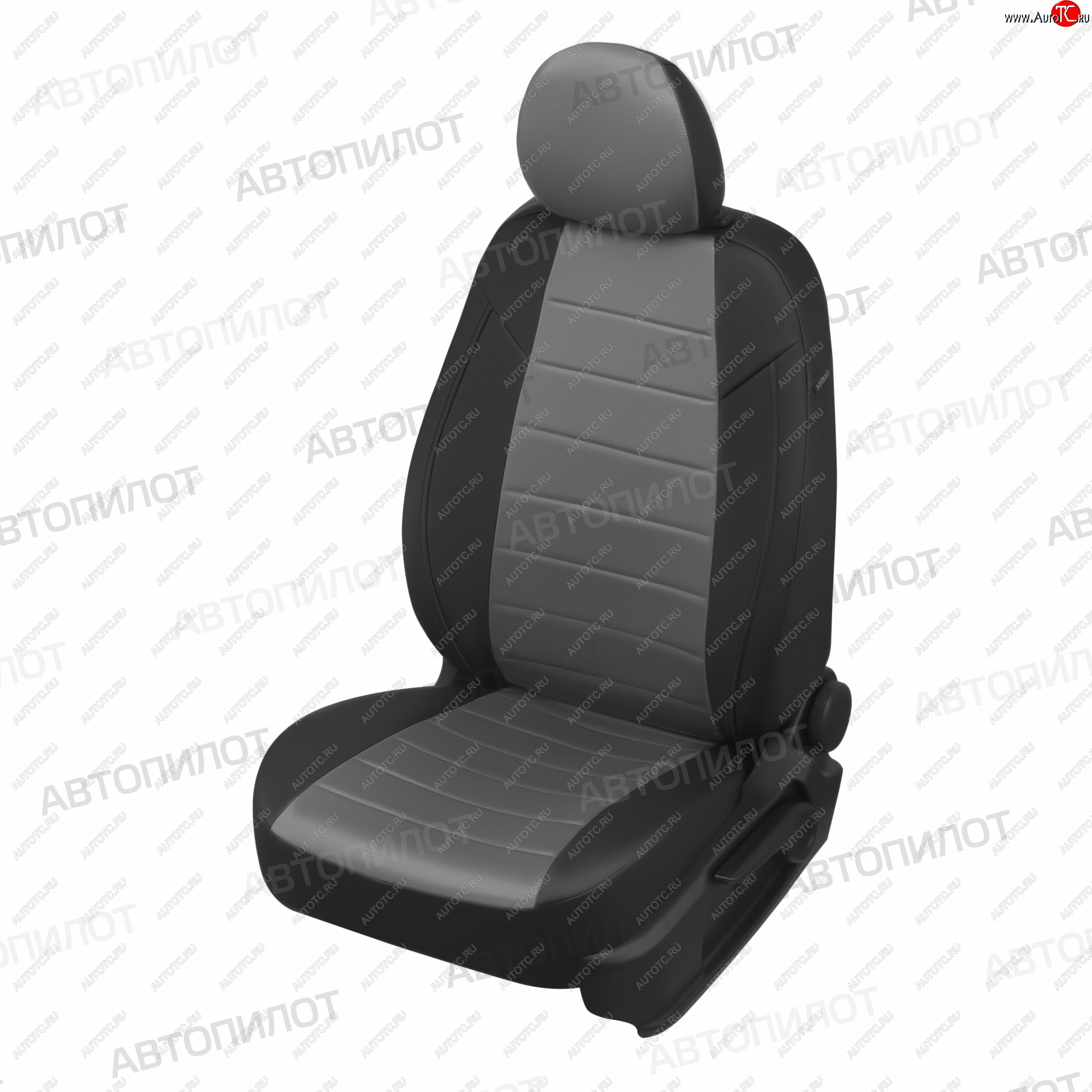 8 249 р. Чехлы сидений (экокожа/алькантара) Автопилот Chevrolet Captiva 1-ый рестайлинг (2011-2013) (черный/серый)  с доставкой в г. Пермь