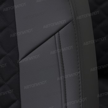 14 249 р. Чехлы сидений (экокожа/алькантара) Автопилот Ромб  Ford Fiesta  6 (2008-2019) хэтчбэк 3 дв. дорестайлинг, хэтчбэк 5 дв. дорестайлинг, седан рестайлинг, хэтчбэк 3 дв. рестайлинг, хэтчбэк 5 дв. рестайлинг (черный)  с доставкой в г. Пермь. Увеличить фотографию 5