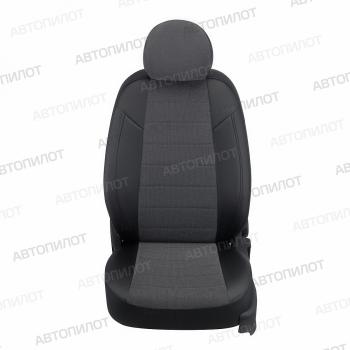 8 249 р. Чехлы на сиденья Велюр (к. Ambiente Trend экокожа) Автопилот Ford Focus 3 хэтчбэк рестайлинг (2014-2019) (черный)  с доставкой в г. Пермь. Увеличить фотографию 8
