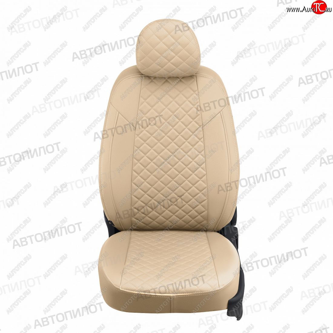 14 249 р. Чехлы сидений (экокожа) Автопилот Ромб  Honda Civic  EU (2000-2006) хэтчбэк 5 дв. дорестайлинг,  хэтчбэк 5 дв. рестайлинг (бежевый)  с доставкой в г. Пермь