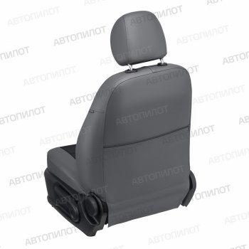 13 649 р. Чехлы сидений (экокожа) Автопилот Ромб  Honda HR-V  GH3, GH4 (1998-2005) дорестайлинг 5 дв., рестайлинг 5 дв. (серый/черный)  с доставкой в г. Пермь. Увеличить фотографию 2