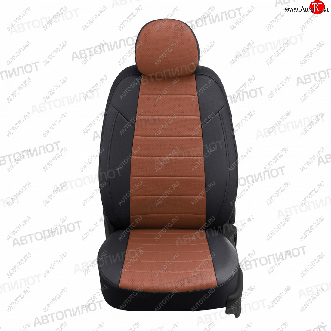 13 649 р. Чехлы сидений (экокожа) Автопилот  Hyundai Elantra ( XD,  XD2) (2000-2010) седан дорестайлинг, рестайлинг седан (черный/коричневый)  с доставкой в г. Пермь