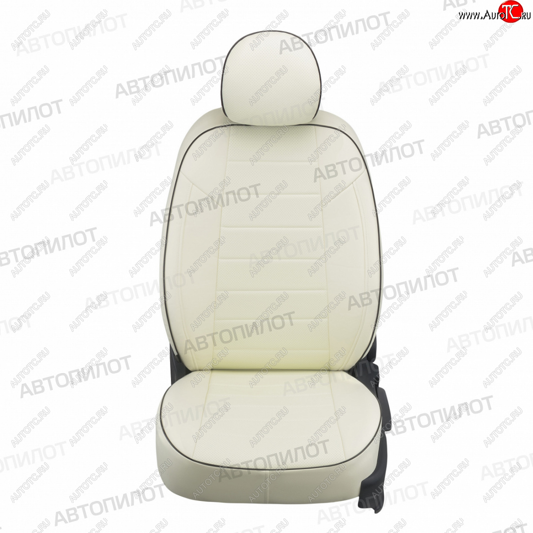 13 649 р. Чехлы сидений (экокожа) Автопилот  Hyundai Elantra  HD (2006-2011) (белый)  с доставкой в г. Пермь