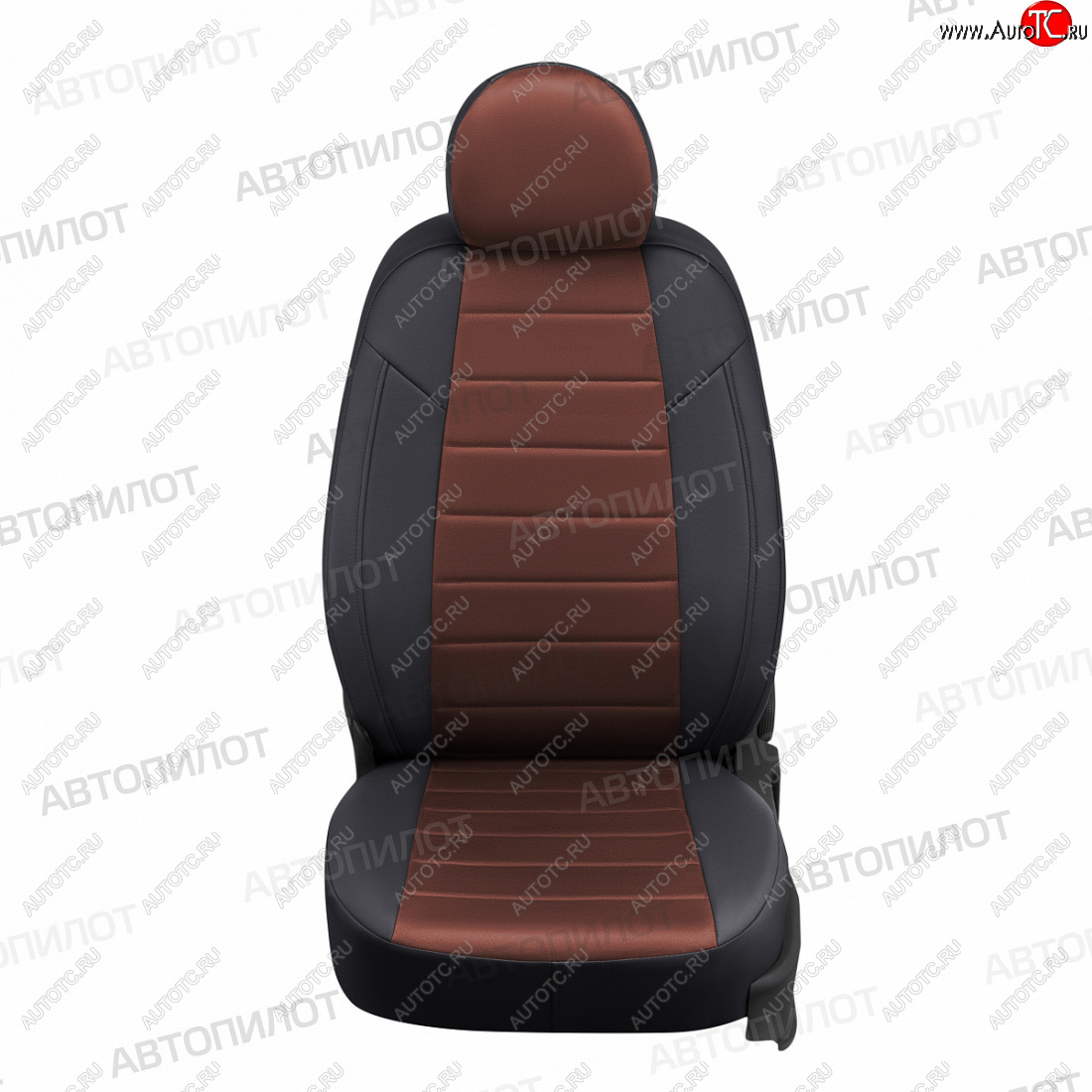 13 849 р. Чехлы сидений (экокожа/алькантара) Автопилот  Hyundai Tucson  TL (2015-2021) дорестайлинг, рестайлинг (черный/шоколад)  с доставкой в г. Пермь