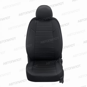 8 249 р. Чехлы сидений (экокожа) Автопилот KIA Ceed 1 ED дорестайлинг, хэтчбэк 5 дв. (2006-2010) (черный)  с доставкой в г. Пермь. Увеличить фотографию 4