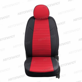 Чехлы сидений (экокожа, 40/60, Classic/Comfort/Luxe) Автопилот KIA Ceed  3 CD (2018-2025) универсал, хэтчбэк (черный/красный)