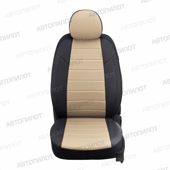 Чехлы сидений (экокожа, 40/60, Classic/Comfort/Luxe) Автопилот KIA Ceed  3 CD (2018-2025) универсал, хэтчбэк (черный/бежевый)