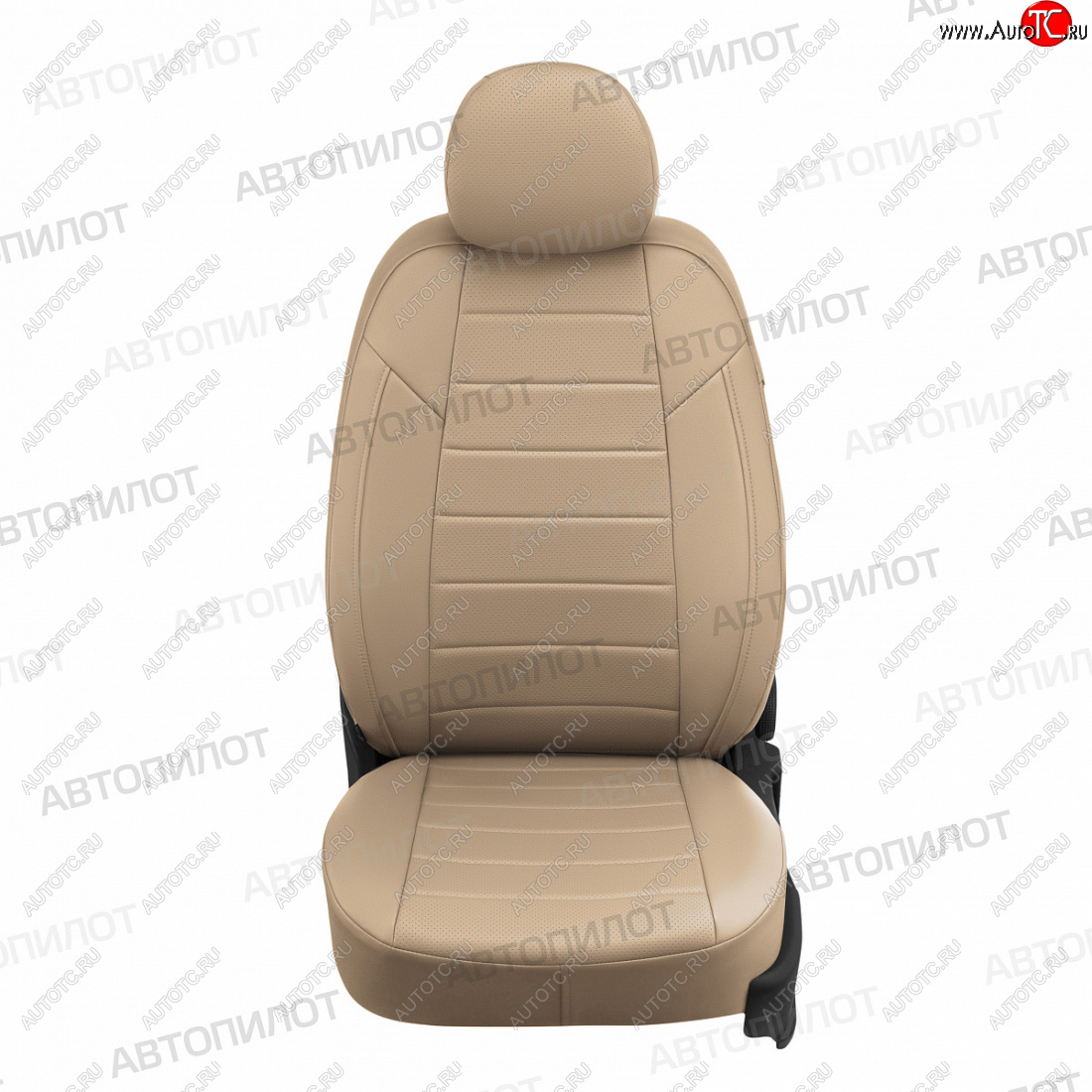 13 649 р. Чехлы сидений (экокожа) Автопилот  KIA Optima  3 TF (2010-2016) дорестайлинг седан, рестайлинг седан (темно-бежевый)  с доставкой в г. Пермь