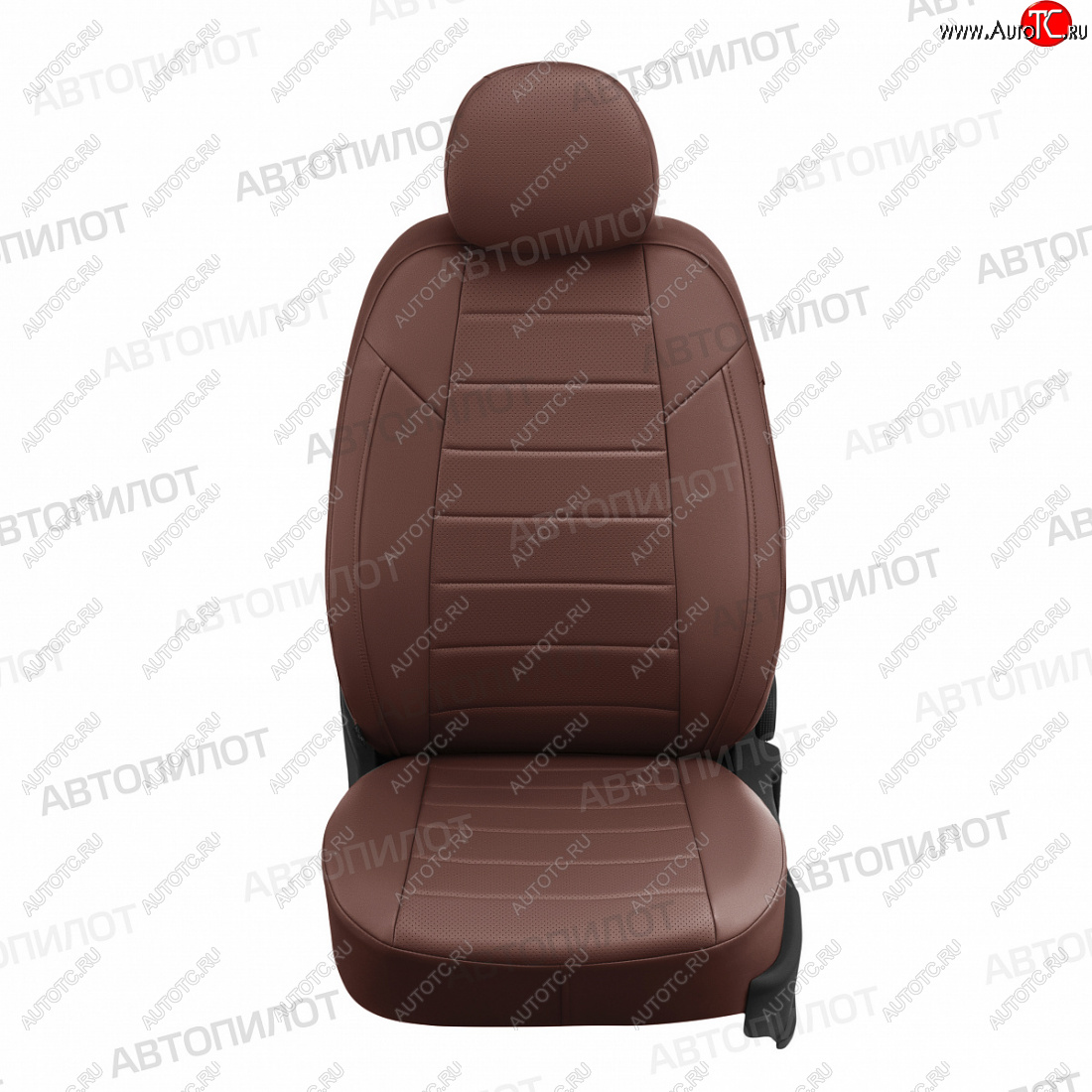 13 649 р. Чехлы сидений (экокожа) Автопилот  KIA Optima  3 TF (2010-2016) дорестайлинг седан, рестайлинг седан (темно-коричневый)  с доставкой в г. Пермь