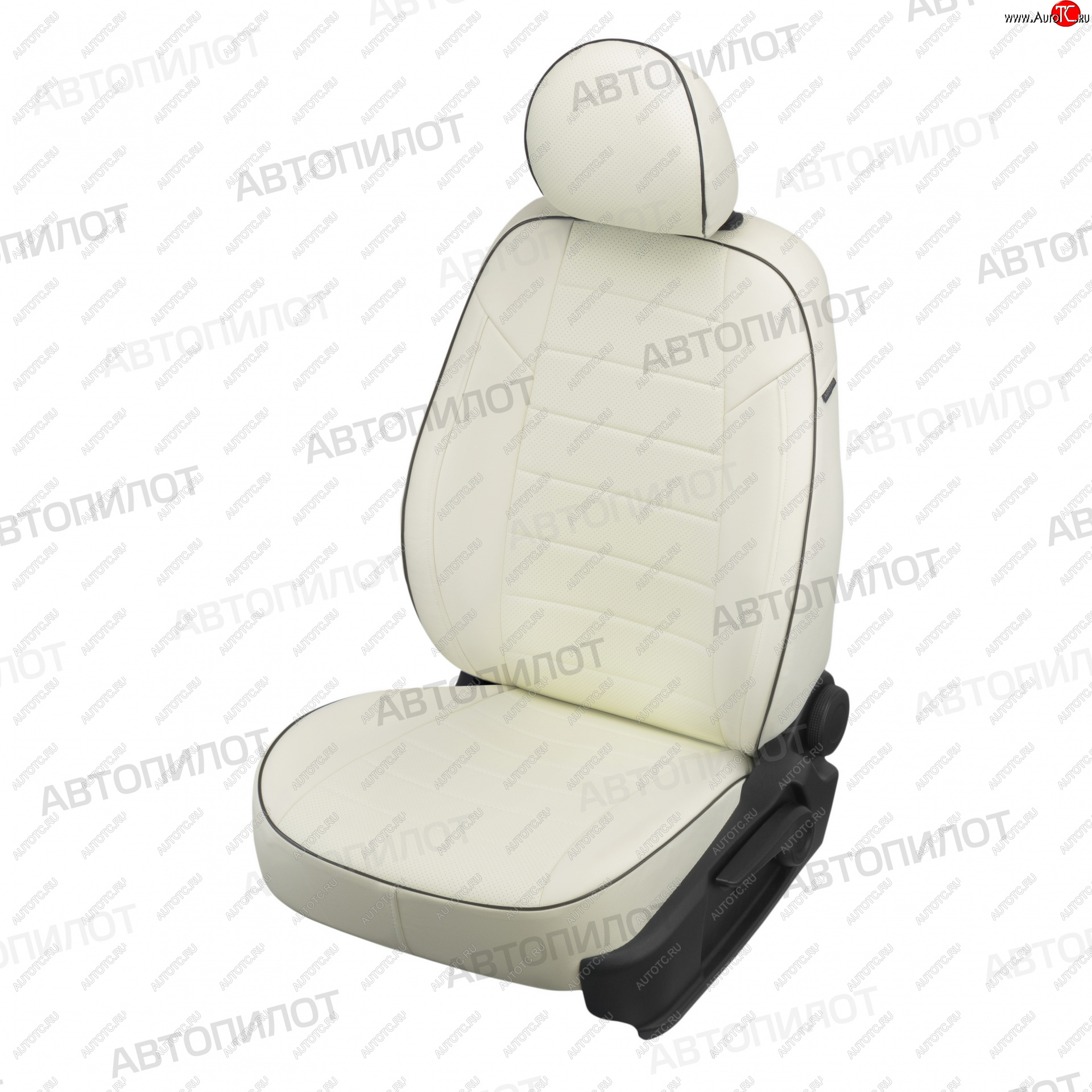 13 649 р. Чехлы сидений (экокожа) Автопилот KIA Picanto 1 SA хэтчбэк 5 дв. 1-ый рестайлинг (2007-2010) (белый)  с доставкой в г. Пермь