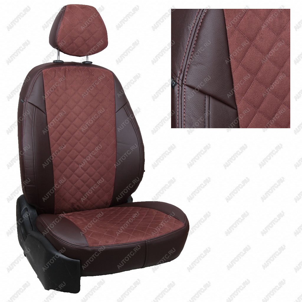 14 249 р. Чехлы Автопилот Opel Corsa D Hb (4060) с 06-14г., Алькантара ромб  op-ko-kdk-shosho-ar  с доставкой в г. Пермь