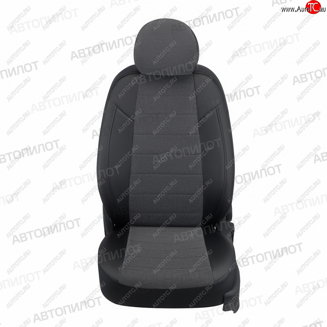 8 399 р. Чехлы на сиденья Велюр (Sport раздел. 40/60 без зад. подлок. экокожа) Автопилот  Skoda Rapid ( NH3,  NH1,  MK2) (2012-2025), Volkswagen Polo  Mk6 (2020-2022) (черный/федерер)  с доставкой в г. Пермь
