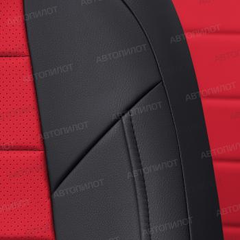 13 849 р. Чехлы на сиденья Экокожа (к. Comfort Luxe экокожа) Автопилот  Уаз Патриот ( 23632,  3163 5 дв.) (2016-2025) 2-ой рестайлинг пикап, 2-ой рестайлинг (черный/красный)  с доставкой в г. Пермь. Увеличить фотографию 6