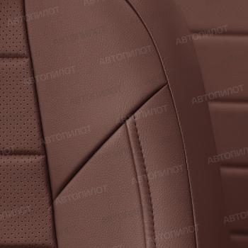 13 849 р. Чехлы на сиденья Экокожа (к. Comfort Luxe экокожа) Автопилот  Уаз Патриот ( 23632,  3163 5 дв.) (2016-2025) 2-ой рестайлинг пикап, 2-ой рестайлинг (темно-коричневая)  с доставкой в г. Пермь. Увеличить фотографию 6