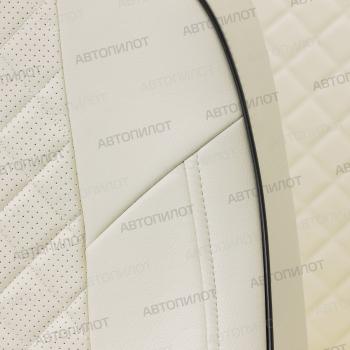 14 449 р. Чехлы на сиденья Ромб (к. Comfort Luxe экокожа) Автопилот  Уаз Патриот ( 23632,  3163 5 дв.) (2016-2025) 2-ой рестайлинг пикап, 2-ой рестайлинг (белый)  с доставкой в г. Пермь. Увеличить фотографию 6