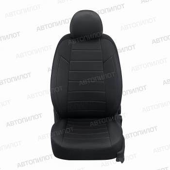 8 249 р. Чехлы на сиденья Экокожа (раздел. 40/60 экокожа) Автопилот Volvo XC40 (2017-2022) (черный)  с доставкой в г. Пермь. Увеличить фотографию 3