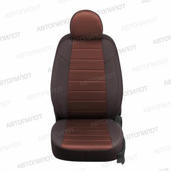 13 849 р. Чехлы на сиденья Алькантара (раздел. 40/60 экокожа) Автопилот  Volkswagen Polo  5 (2009-2020) седан дорестайлинг, седан рестайлинг (шоколад)  с доставкой в г. Пермь. Увеличить фотографию 3