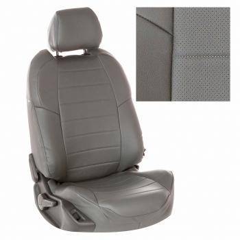 8 399 р. Чехлы на сиденья Экокожа (3 отд. части экокожа) Автопилот  Volkswagen Touran ( 1T,  2T) (2003-2025) дорестайлинг минивэн, 1-ый рестайлинг минивэн, 2-ой рестайлинг минивэн (серый)  с доставкой в г. Пермь. Увеличить фотографию 2