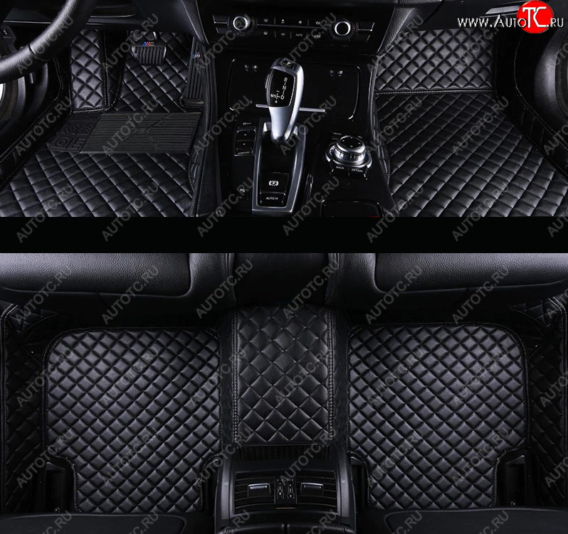 5 399 р. Ковры ( Кожа экокожа) Автопилот Honda CR-V RW,RT дорестайлинг (2016-2020) (черный)  с доставкой в г. Пермь