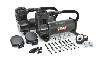 45 999 р. Комплект из 2-х компрессоров VIAIR 444C, черный матовый Viair 44442  с доставкой в г. Пермь. Увеличить фотографию 1