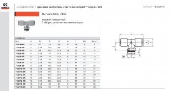 339 р. Фитинг тройник цанговый поворотный Camozzi 7432 6-18 Camozzi 7432 6-18  с доставкой в г. Пермь. Увеличить фотографию 4
