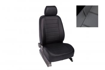 Чехлы на сиденье Экокожа (40/60 экокожа) Seintex Hyundai Tucson  NX4 (2020-2022) (черный)