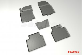 Резиновые коврики с высоким бортом SEINTEX Renault Koleos  2 (2016-2025) (Черный)