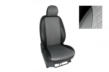 Чехлы на сиденье РОМБ (экокожа) Seintex Chevrolet Lacetti ( седан,  универсал,  хэтчбек) (2002-2013) (серый)