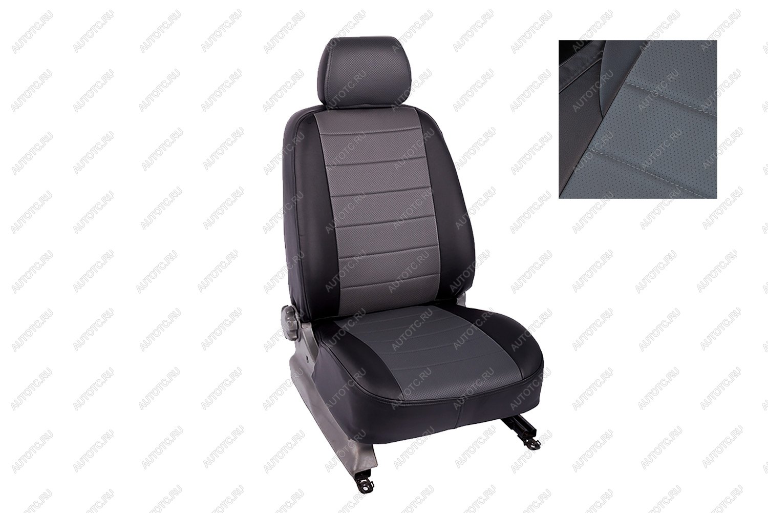 6 999 р. Чехлы из экокожи для Renault Duster сплошн. (5 подгол.) 2015-н.в.  89999  с доставкой в г. Пермь