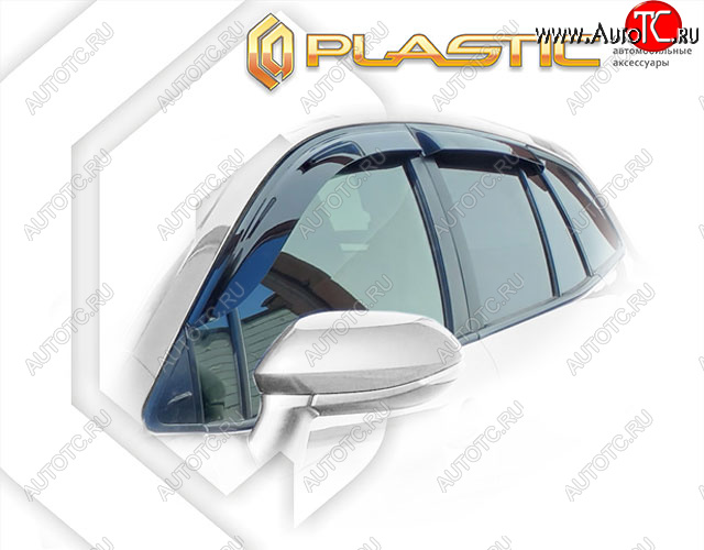 1 999 р. Дефлектора окон (Япония) CA-Plastic  Toyota Corolla  E210 (2018-2022) универсал дорестайлинг (classic полупрозрачный, без хром. молдинга)  с доставкой в г. Пермь