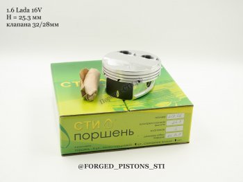 15 999 р. Поршни СТИ 16-кл высота 25.3 палец 1950 под клапана 3228 кольца 1,21,52,0 вытесн.-0,2  342989618  с доставкой в г. Пермь. Увеличить фотографию 6