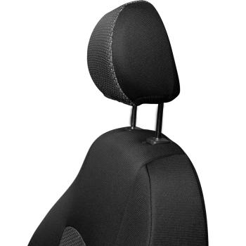 5 399 р. Комплект чехлов для сидений (РЗС 60/40 2П Жаккард) ДУБЛИН Lord Autofashion Geely MK (2006-2015) (черный, вставка Зигзаг)  с доставкой в г. Пермь. Увеличить фотографию 2