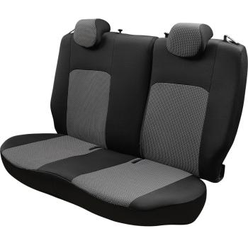 5 399 р. Комплект чехлов для сидений (РЗС 60/40 2П Жаккард) ДУБЛИН Lord Autofashion Geely MK (2006-2015) (черный, вставка Зигзаг)  с доставкой в г. Пермь. Увеличить фотографию 5