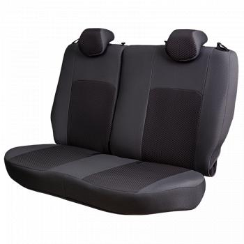 5 249 р. Комплект чехлов для сидений (ЦЗС Жаккард) Дублин Lord Autofashion Лада Нива 4х4 2121 3 дв. дорестайлинг (1977-2019) (серый, вставка Стежок серая)  с доставкой в г. Пермь. Увеличить фотографию 4