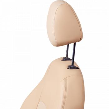 9 449 р. Комплект чехлов для сидений (РЗС 60/40 3Г Илана+Орегон) ТУРИН СТ Lord Autofashion Mitsubishi ASX 3-ий рестайлинг (2019-2025) (бежевый, вставка бежевая, строчка бежевая)  с доставкой в г. Пермь. Увеличить фотографию 7