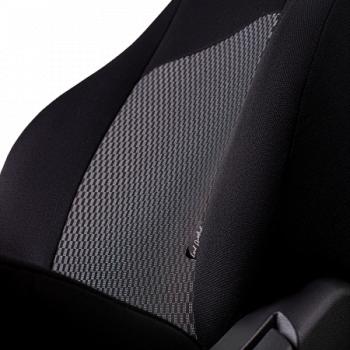 5 999 р. Комплект чехлов для сидений (4 дв. ЦЗС 3Г Жаккард) ДУБЛИН Lord Autofashion Renault Megane седан  дорестайлинг (2002-2006) (черный, вставка Прямоугольник черная)  с доставкой в г. Пермь. Увеличить фотографию 9