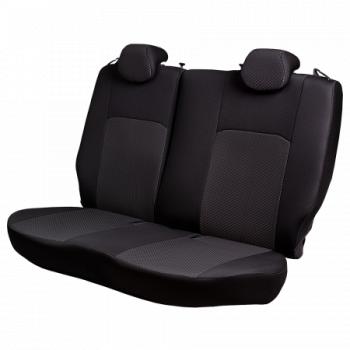 6 249 р. Комплект чехлов для сидений (РЗСиС 40/60 2П Жаккард) Дублин Lord Autofashion Skoda Octavia Tour A4 1U5 универсал дорестайлинг (1996-2000) (черный, вставка Стежок серая)  с доставкой в г. Пермь. Увеличить фотографию 7