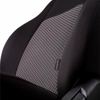 6 249 р. Комплект чехлов для сидений (РЗСиС 40/60 2П Жаккард) Дублин Lord Autofashion Skoda Octavia Tour A4 1U5 универсал дорестайлинг (1996-2000) (черный, вставка Стежок серая)  с доставкой в г. Пермь. Увеличить фотографию 8