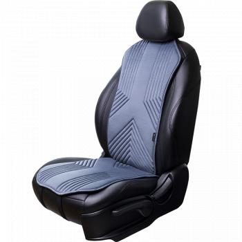 2 579 р. Накидка на сиденье (1 место Афины) ЛЮКС ст ВАН ВЭЙ Lord Autofashion   (серо-голубой, строчка серо-голубая)  с доставкой в г. Пермь. Увеличить фотографию 8