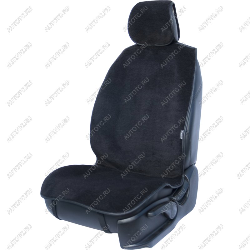 7 549 р. Накидка на сиденье (5 мест Мех) ТЕЙЛОР Мех Lord Autofashion   (черный)  с доставкой в г. Пермь