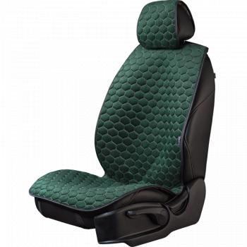 6 799 р. Накидка на сиденье (5 мест Афины) ТЕЙЛОР ст СОТА Lord Autofashion   (зеленый, строчка бежевая)  с доставкой в г. Пермь. Увеличить фотографию 4